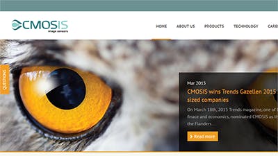 Vogelperspektive auf der Produktwebsite