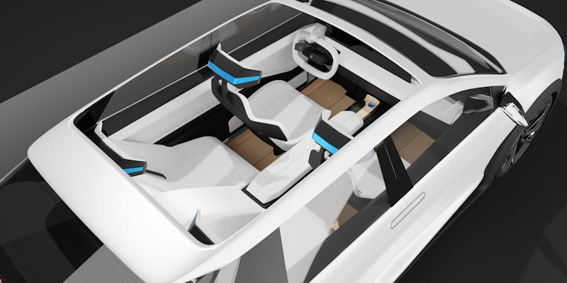 Borealis 3D concept car top open