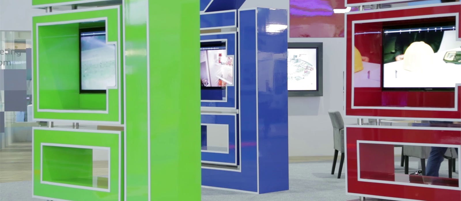 RSB kinect controlled video booths