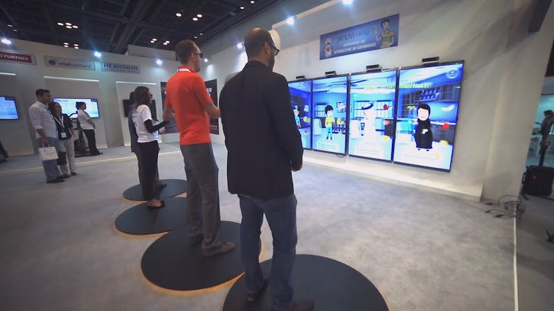Multiplayer Kinect game met avatars