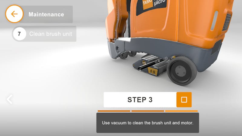 Learn24 AR cleaning machine