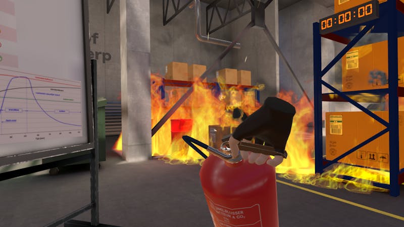 Learn24 VR sample fire fighting